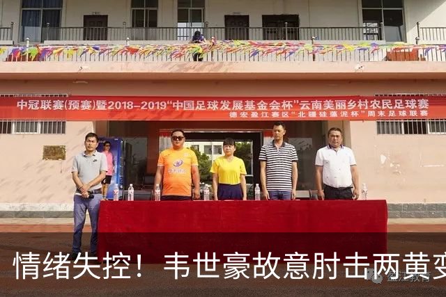 情绪失控！韦世豪故意肘击两黄变一红，国足0-1落后+少打一人！